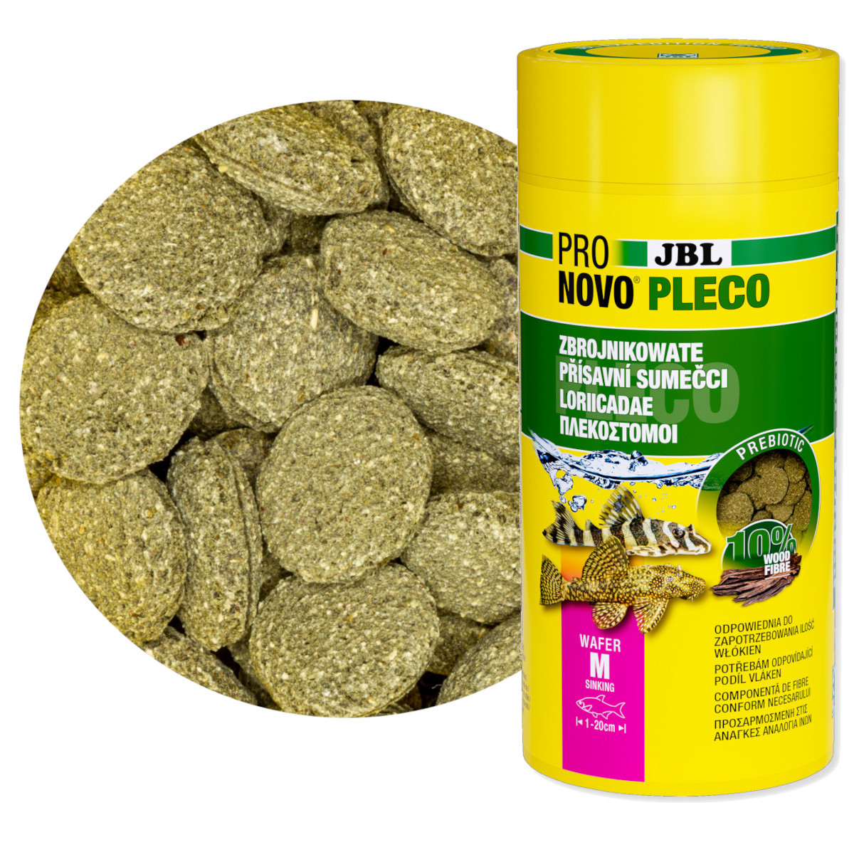 JBL Pronovo Pleco Wafer M 1000ml Pokarm dla glonojadów