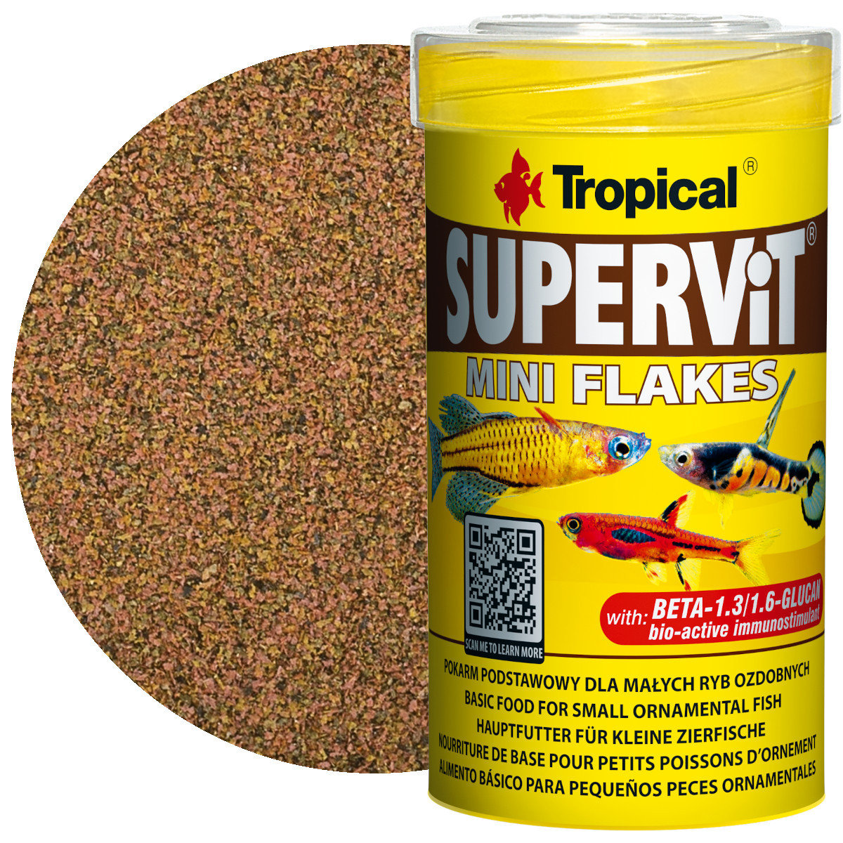 Tropical Supervit Mini Flakes 100ml - 44g Drobny pokarm dla ryb