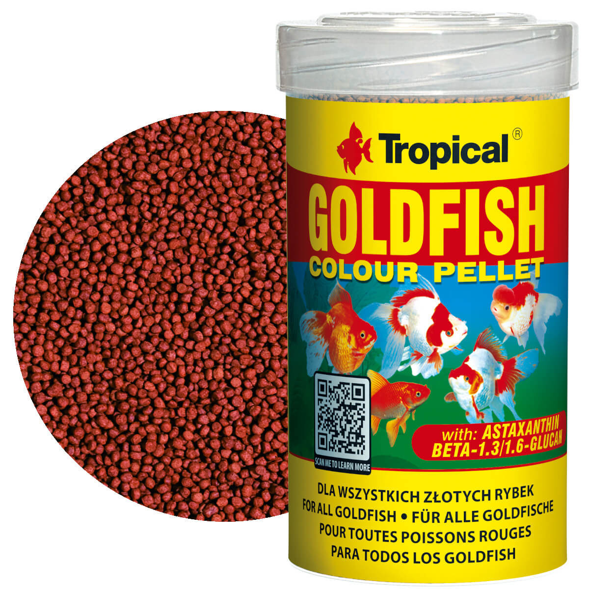 Tropical Goldfish Colour Pellet 100ml Pokarm dla złotych ryb