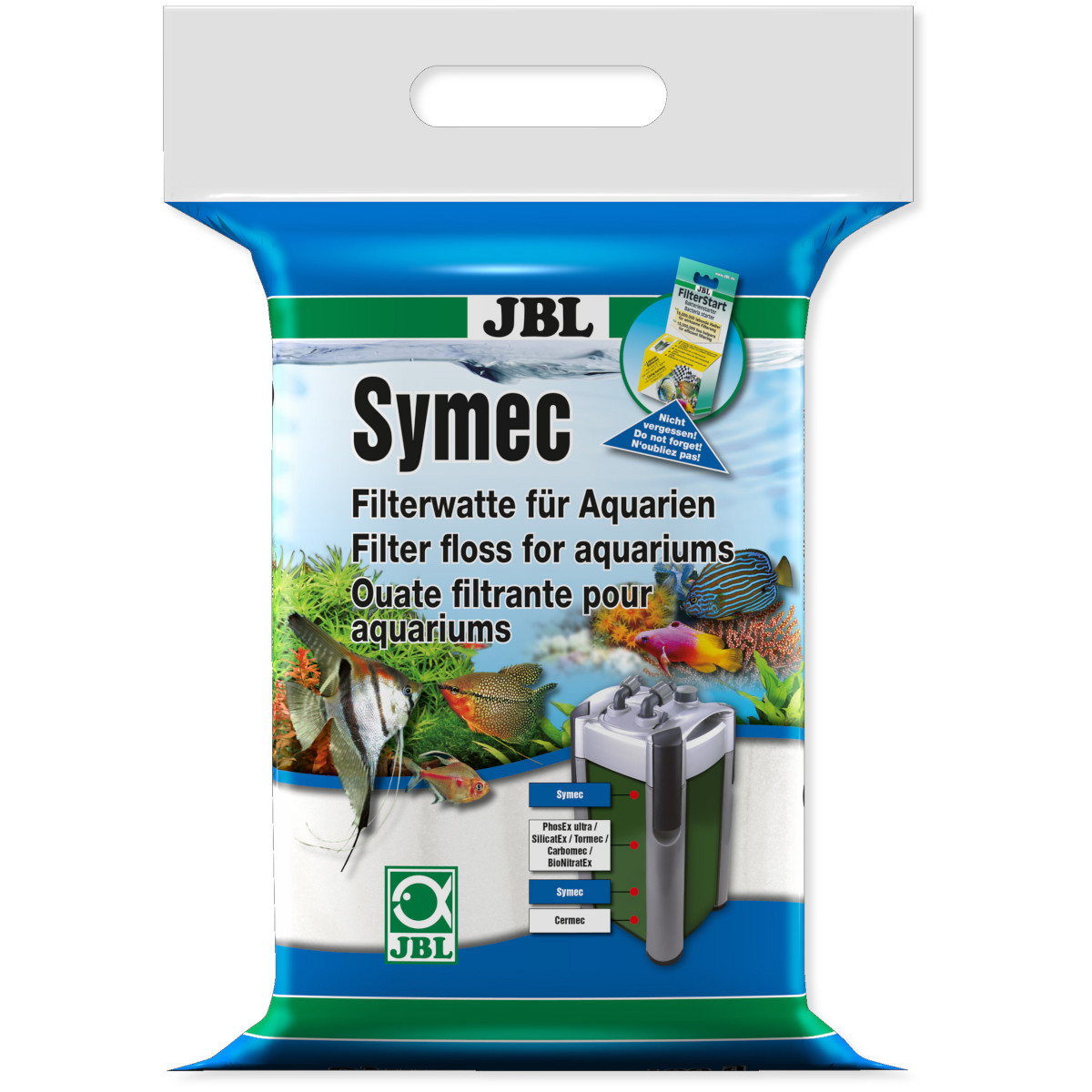 JBL Symec 100g - wata filtracyjna, wklad do filtra