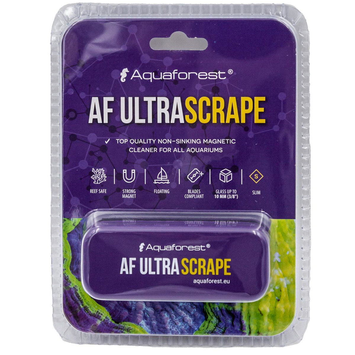 Aquaforest AF Ultrascrape Slim - Czyścik magnetyczny do szyb 10mm