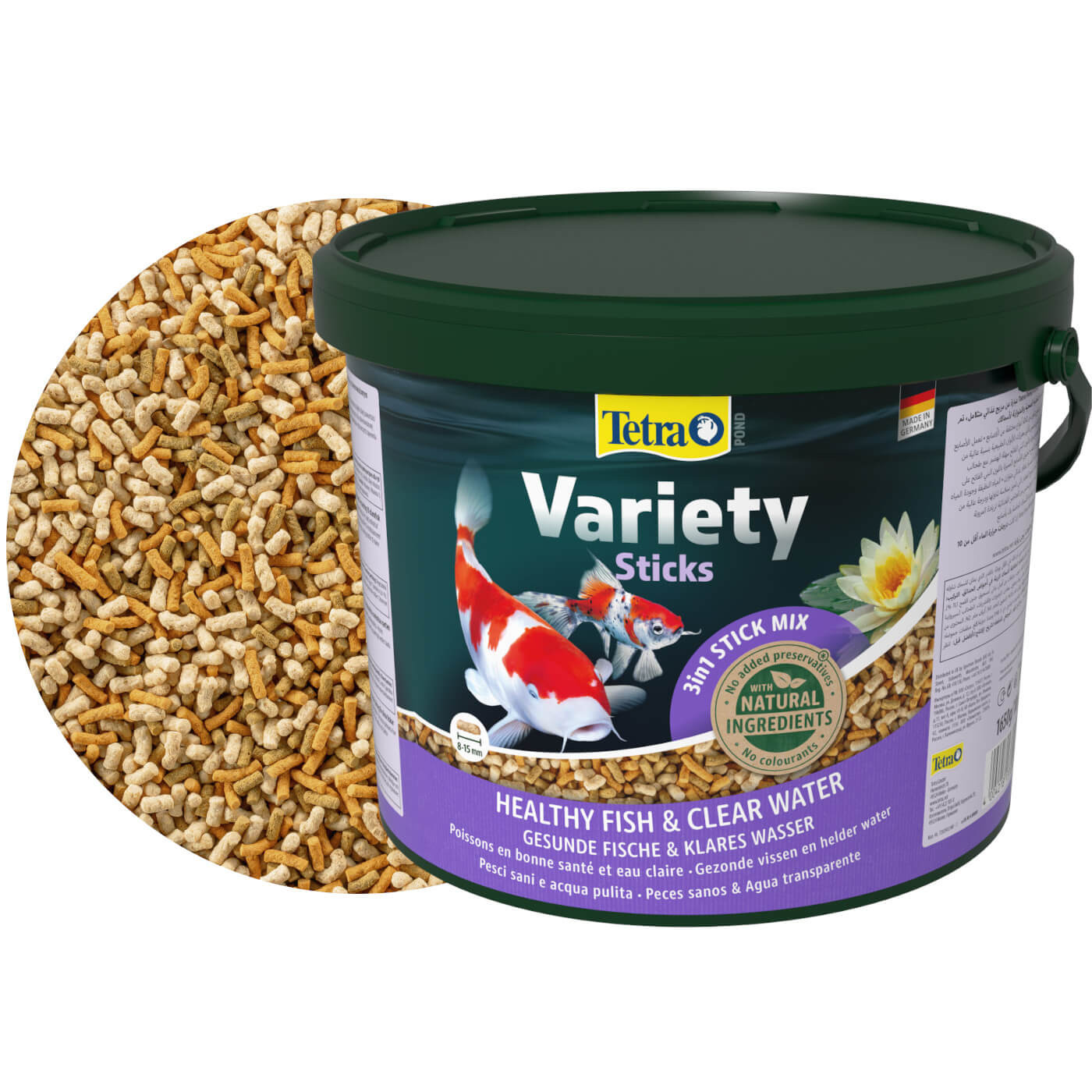 Tetra Pond Variety Sticks 10L - 1,65kg MIX 3 pokarmów dla ryb