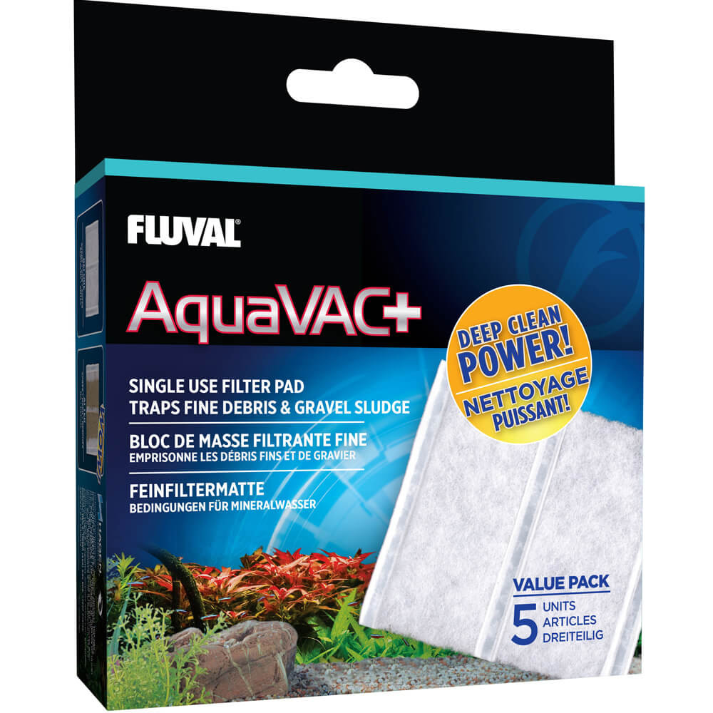Fluval AquaVAC+ Fine Filter Pad 5-Pack Wkład do odmulacza