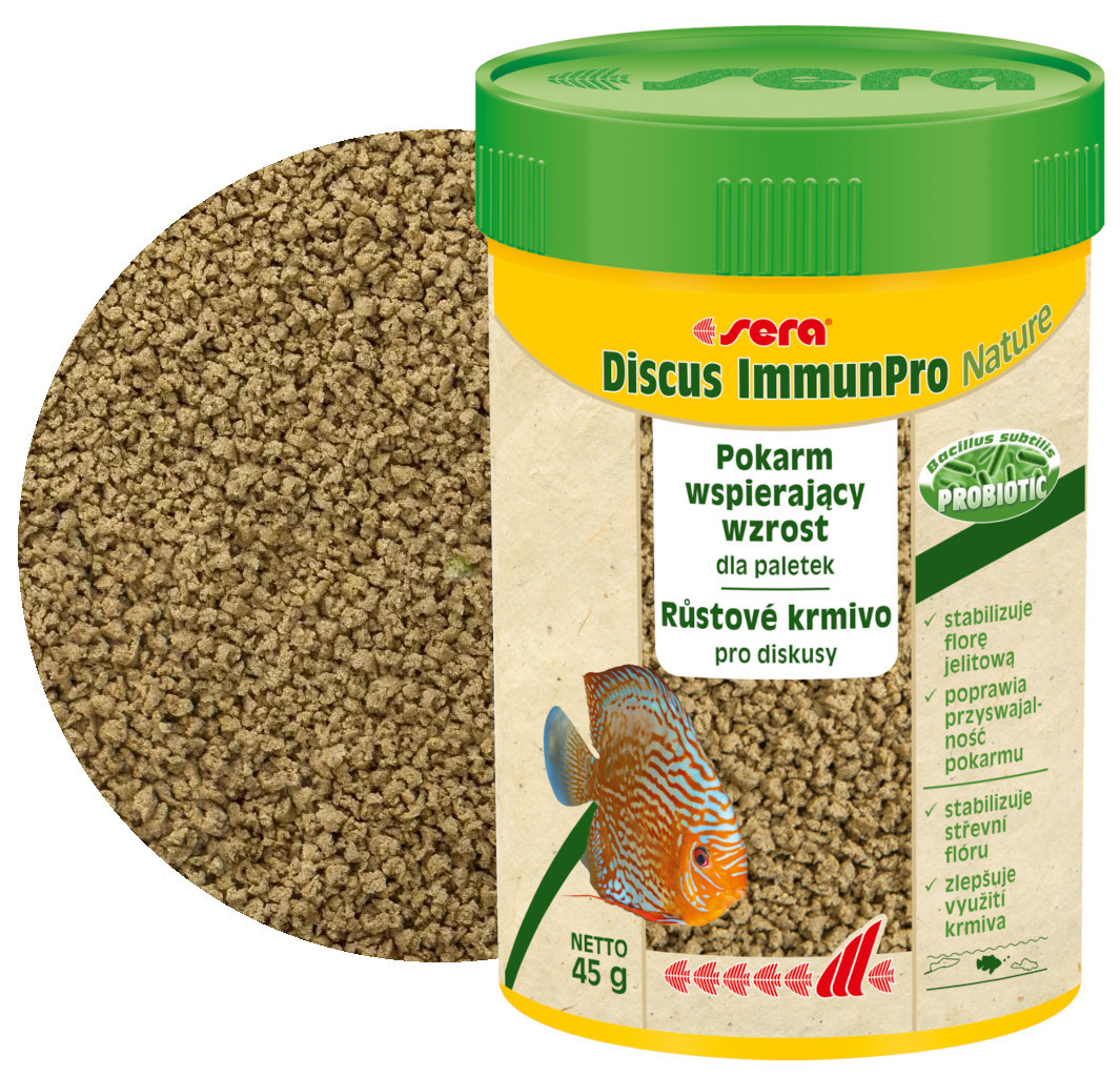 Sera Discus ImmunPro Nature 100ml - Probiotyczny pokarm dla dyskowców