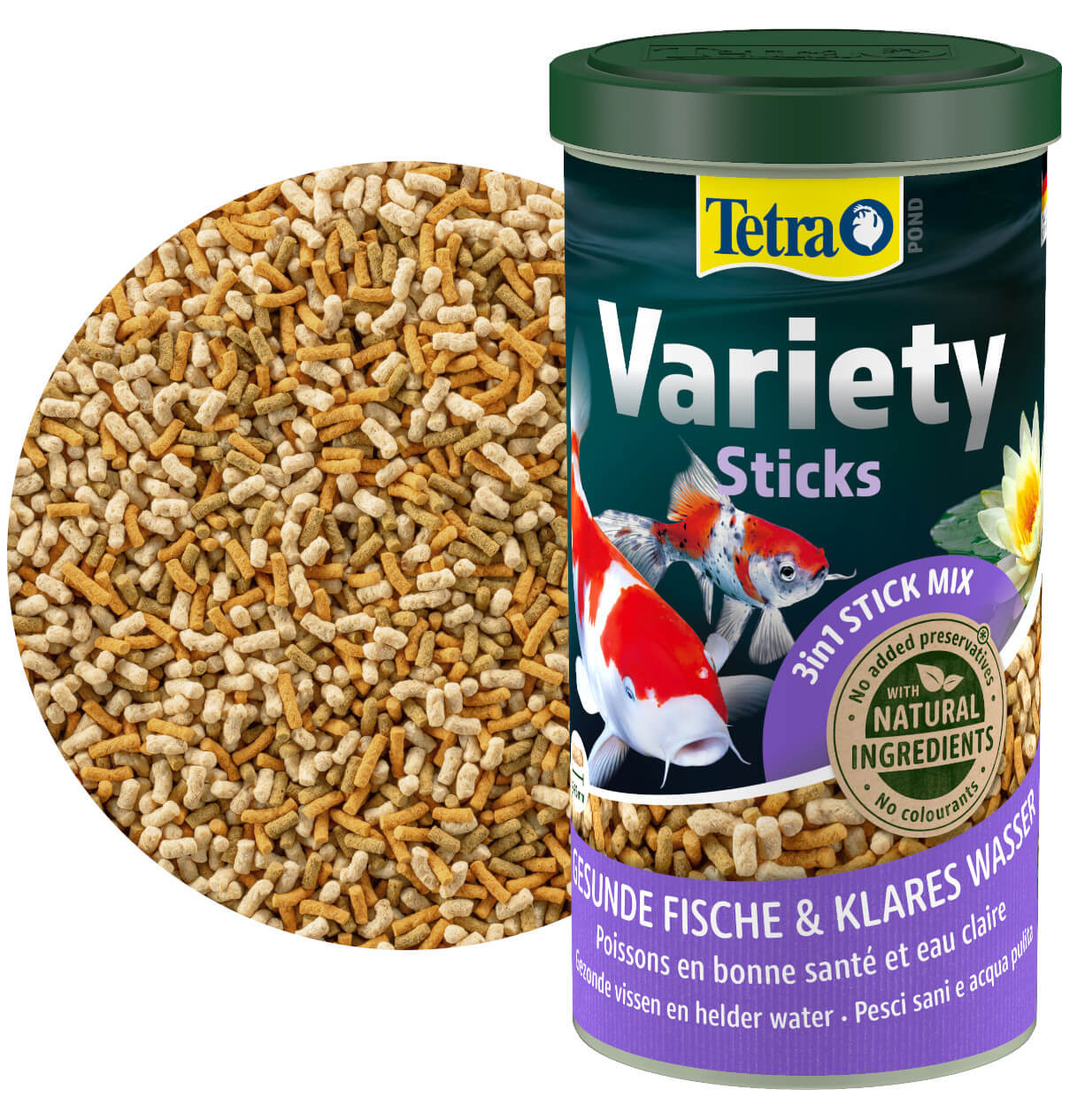 Tetra Pond Variety Sticks 1L MIX 3 pokarmów dla ryb
