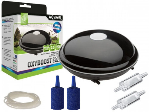 Aquael Oxyboost 200 Napowietrzacz do akwarium + zestaw