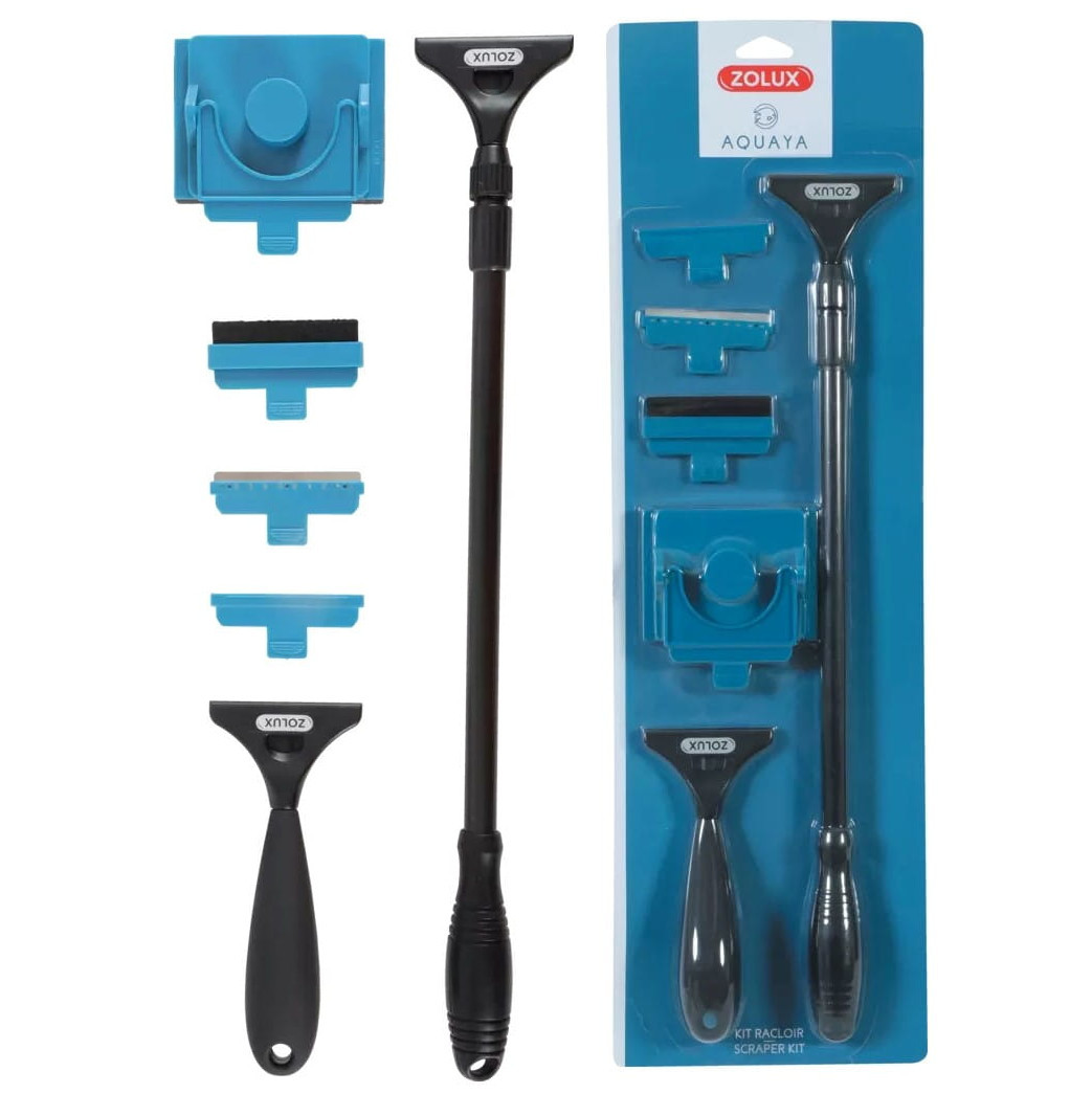 Zolux Zestaw skrobaków do szyb 50-70cm do akwarium - 3 końcówki