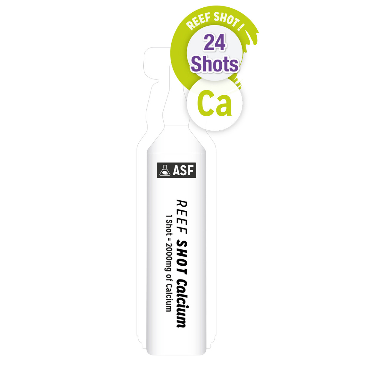 AS Reef Shot Calcium ampułka 20ml - Wapń do akwarium morskiego