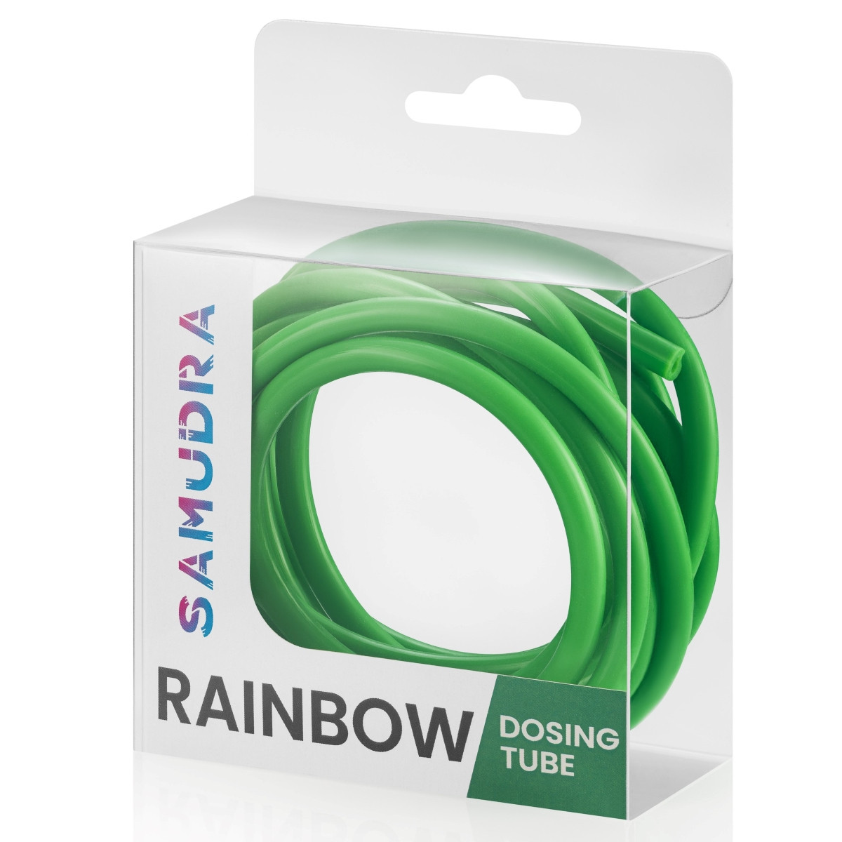 Samudra Rainbow Green - Wąż silikonowy 2m do pompy dozującej