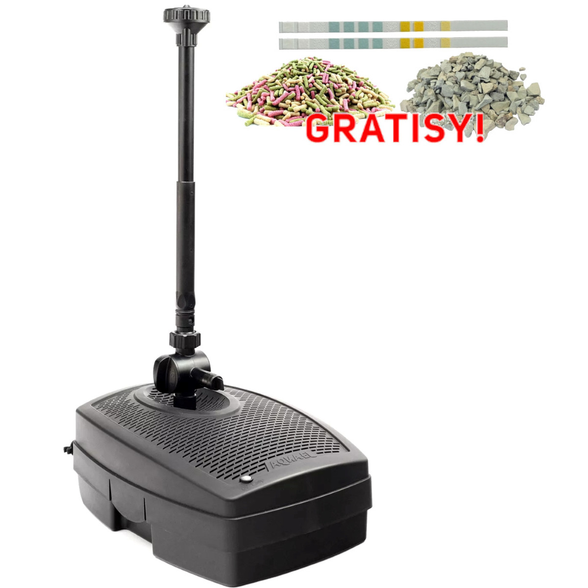 Aquael Wigry 6000 Zestaw filtracyjny 3w1 z fontanną UV-C 9W + gratisy