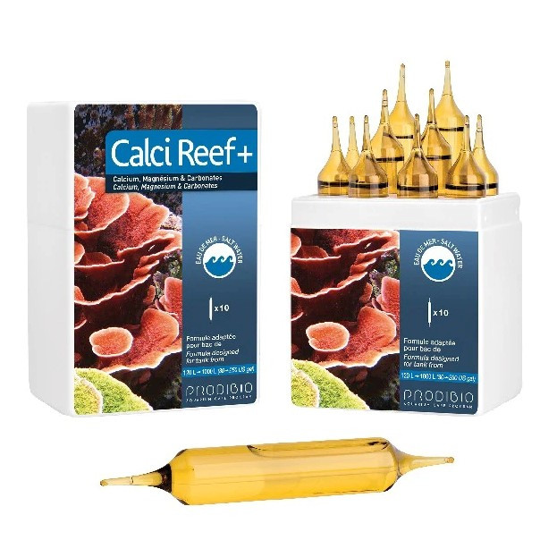 Prodibio Calci Reef+ 10 ampułek Ca Mg KH do akwarium morskiego