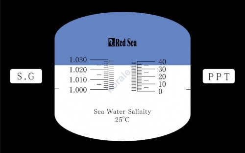 Red Sea Refraktometr pomiar zasolenia
