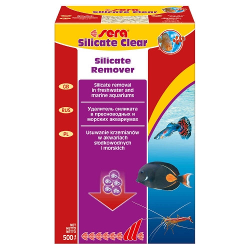 SERA SILICATE CLEAR 500G - WKŁAD DO USUWANIA KRZEMIANÓW