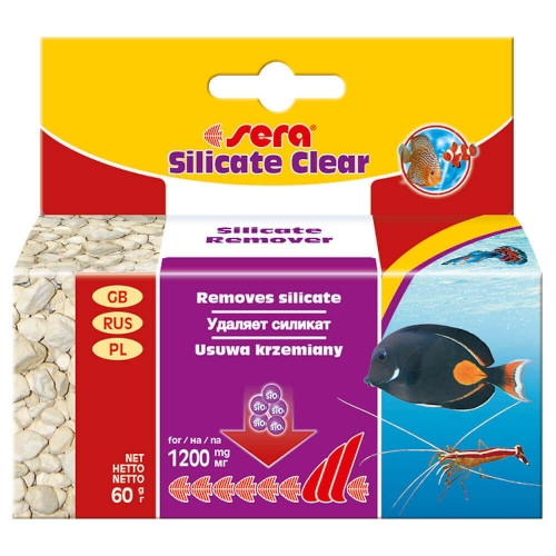 SERA SILICATE CLEAR 60G - WKŁAD DO USUWANIA KRZEMIANÓW