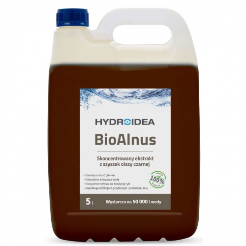 HYDROIDEA BIOALNUS 5L - NATURALNY DO ZAKWASZANIA WODY
