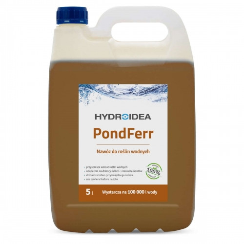 HYDROIDEA PONDFERR 5L -  NAWÓZ DO ROŚLIN WODNYCH