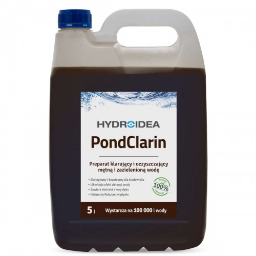 HYDROIDEA PONDCLARIN 5L - NA MĘTNĄ I ZIELONĄ WODĘ