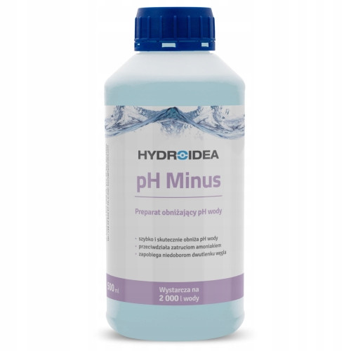 HYDROIDEA PH MINUS 500ML - OBNIŻA PH WODY