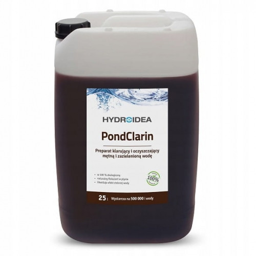HYDROIDEA PONDCLARIN 25L - NA MĘTNĄ I ZIELONĄ WODĘ