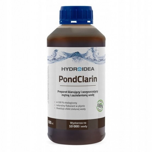 HYDROIDEA PONDCLARIN 500ML - NA MĘTNĄ I ZIELONĄ WODĘ