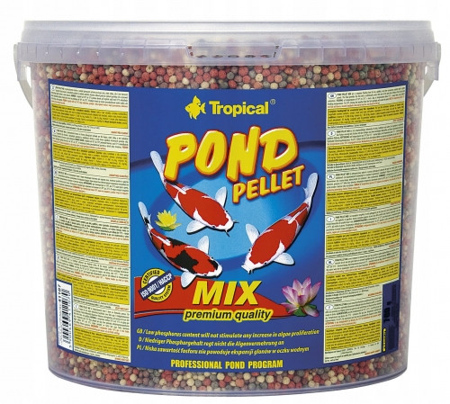 TROPICAL POND PELLET MIX 5L - 700G POKARM DLA RYB
