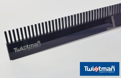 Twistman G-51 BLACK Grzebień przelewowy 51 cm