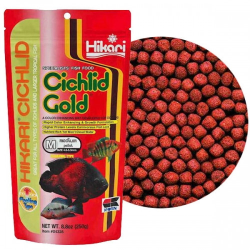 Hikari Cichlid Gold Medium 250g - Pokarm pielęgnice