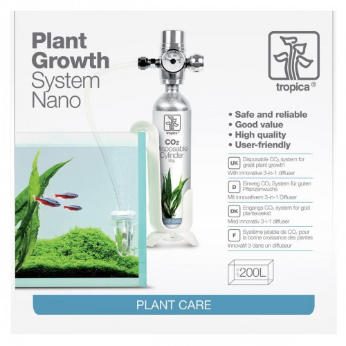 Tropica CO2 System Nano zestaw CO2 do akwarium