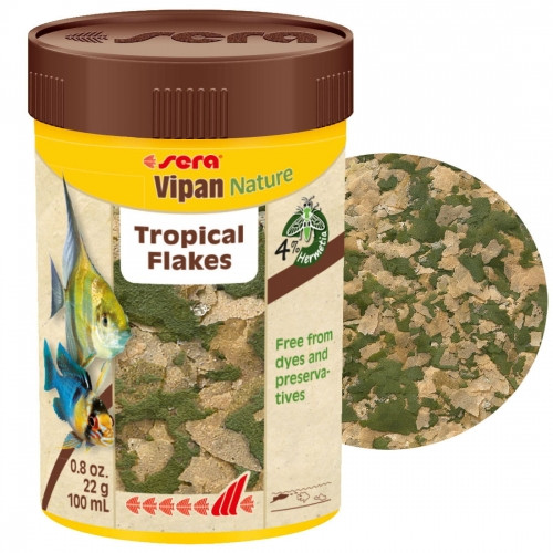 SERA VIPAN NATURE 100ML - 22G POKARM PODSTAWOWY DLA RYB