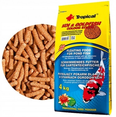 Tropical Koi&Goldfish Colour Sticks 50L - 4kg Pokarm dla ryb