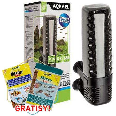 Aquael ASAP 700 Filtr wewnętrzny - akwarium do 250L + gratisy