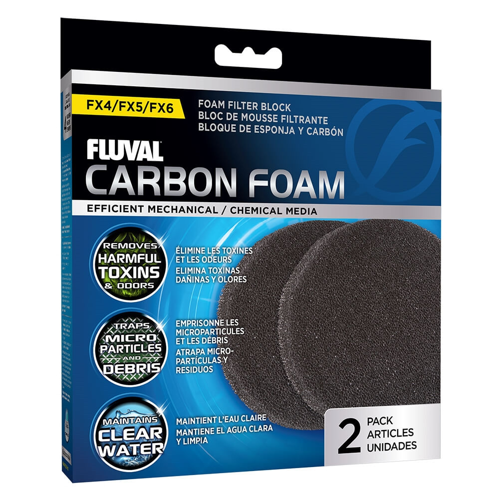 Fluval Carbon Foam - Gąbka wkład węglowy do filtra FX4 FX5 FX6