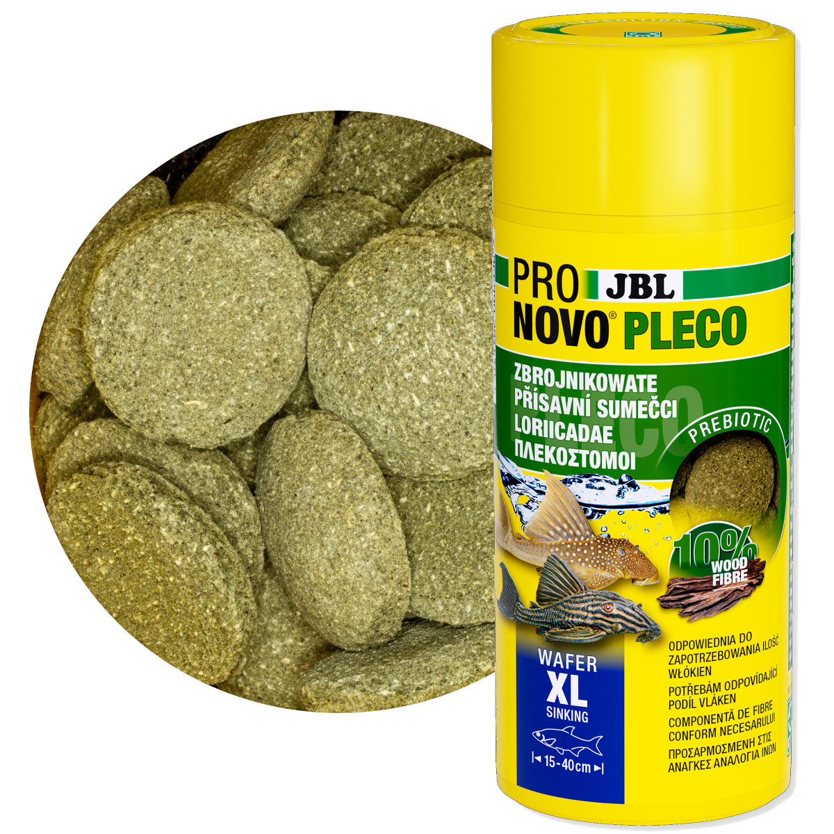 JBL PronovoPleco Wafer XL 250ml - 125g Pokarm dla glonojadów