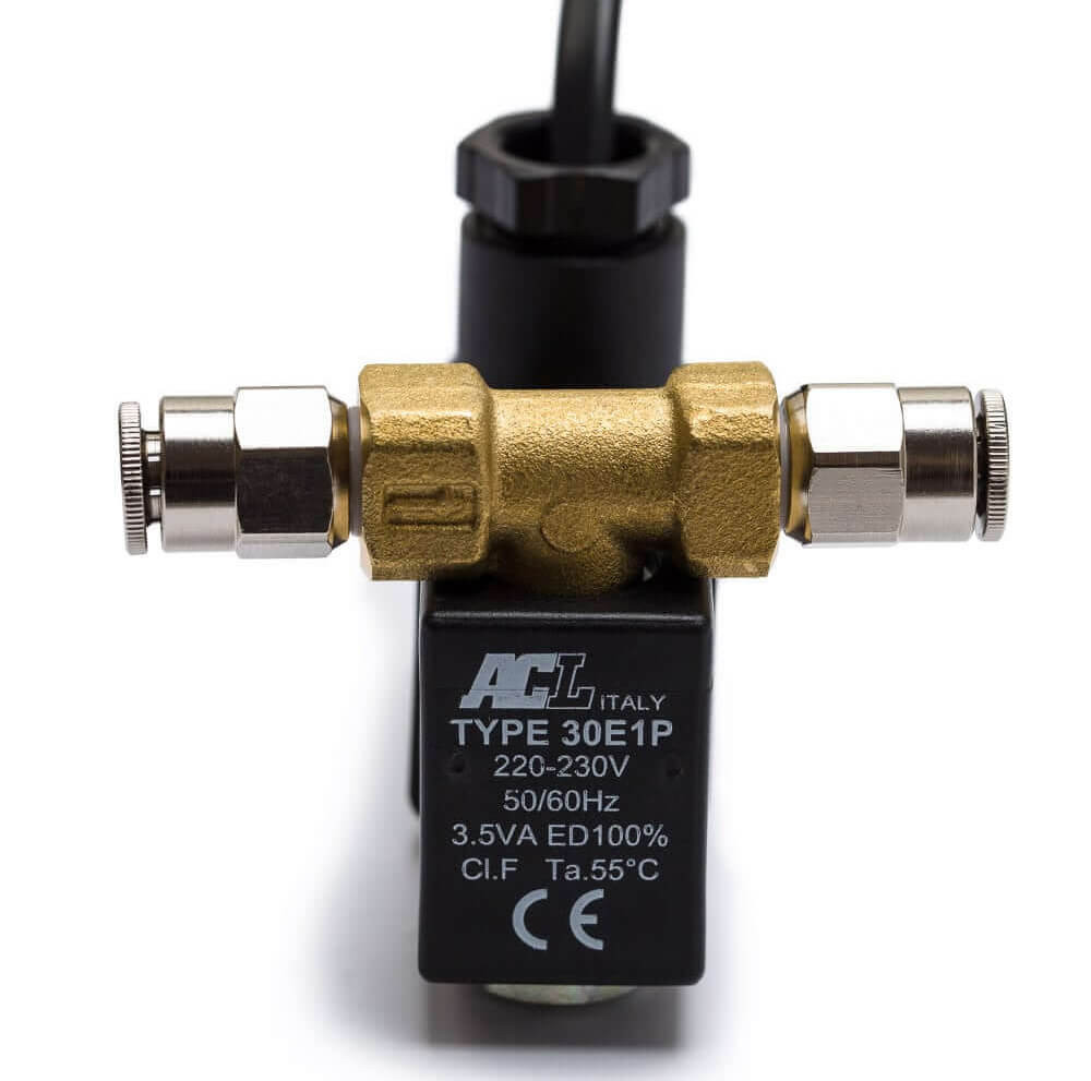 ACL elektrozawór CO2 3,5W - TYPE 30E1P + 2 złączki proste