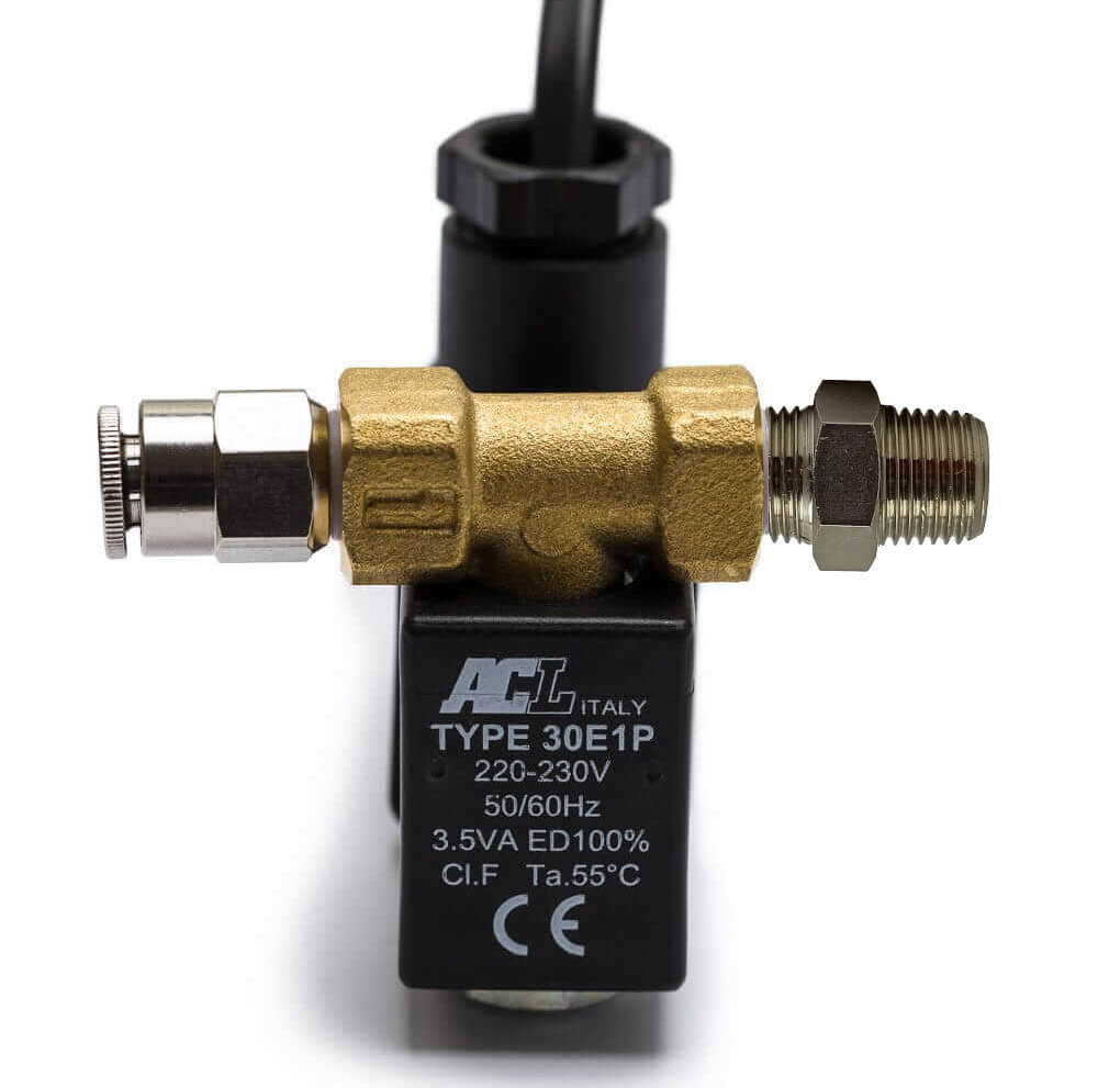 ACL elektrozawór CO2 3,5W + nypel + złączka prosta
