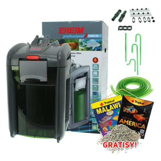 Eheim Professionel 3 1200XL 2080 filtr zewnętrzny do akwarium + gratisy