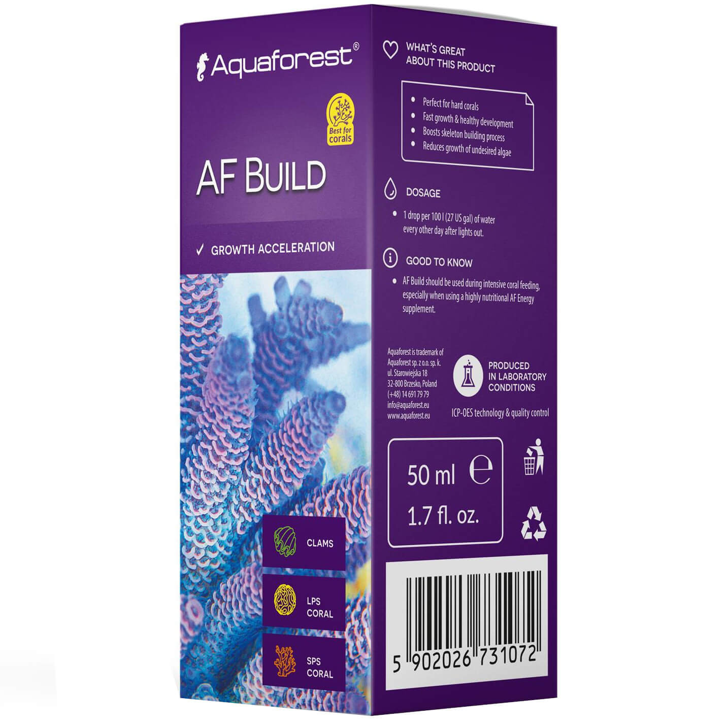Aquaforest AF Build 50ml - akwarium rafowe korale