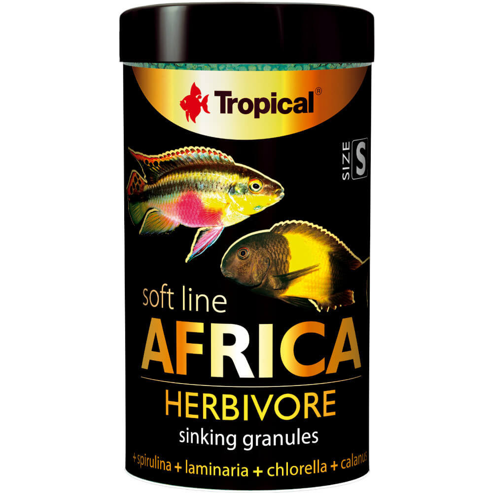 TROPICAL SOFT LINE AFRICA HERBIVORE S 100ML -  60G POKARM DLA RYB