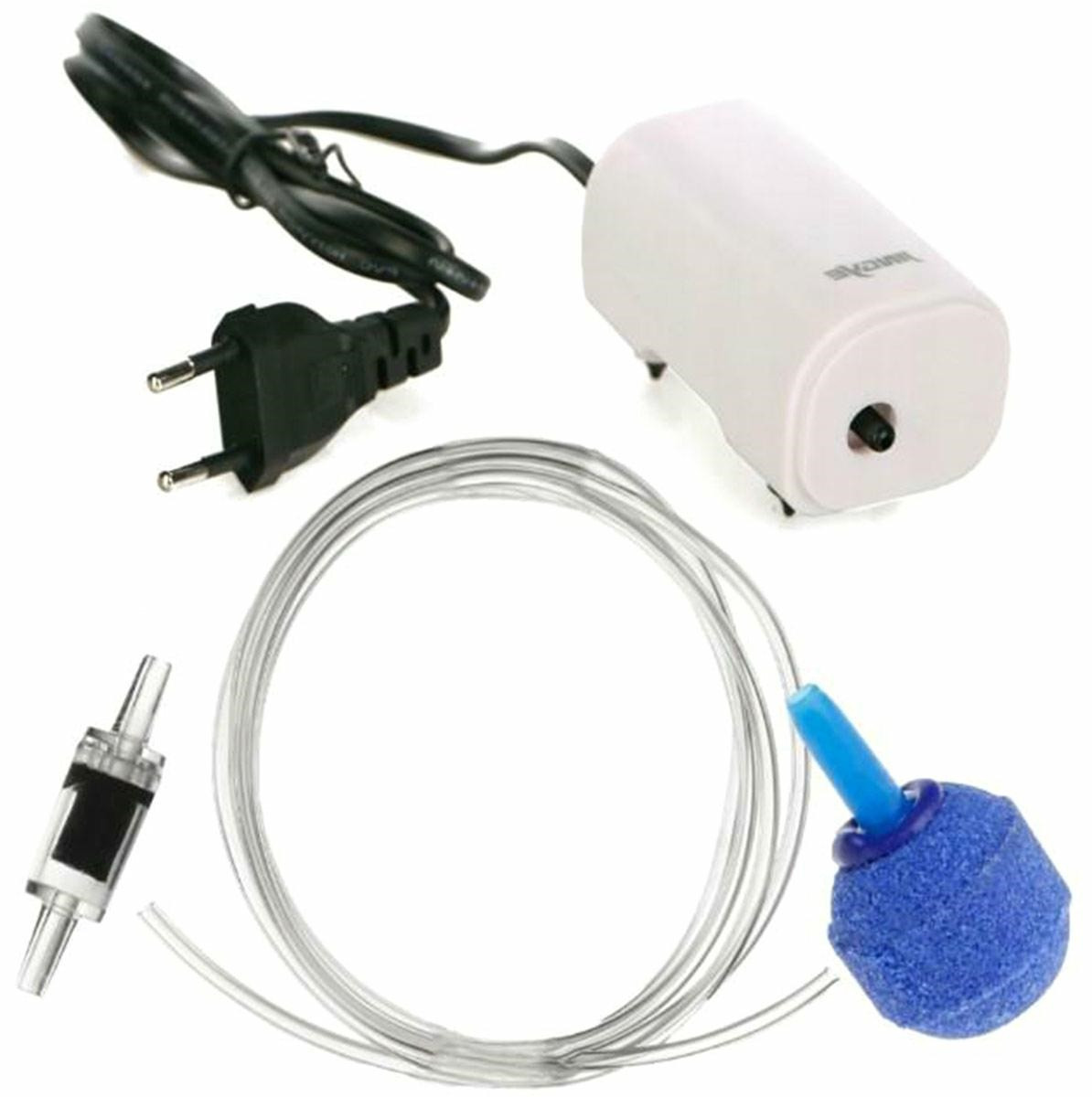Jingye Napowietrzacz do akwarium 180l/h + zestaw