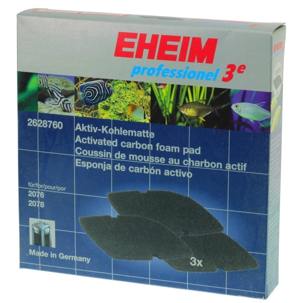 Eheim Gąbka wkład z węglem 3szt do filtra Professionel 3e/5e 450/700