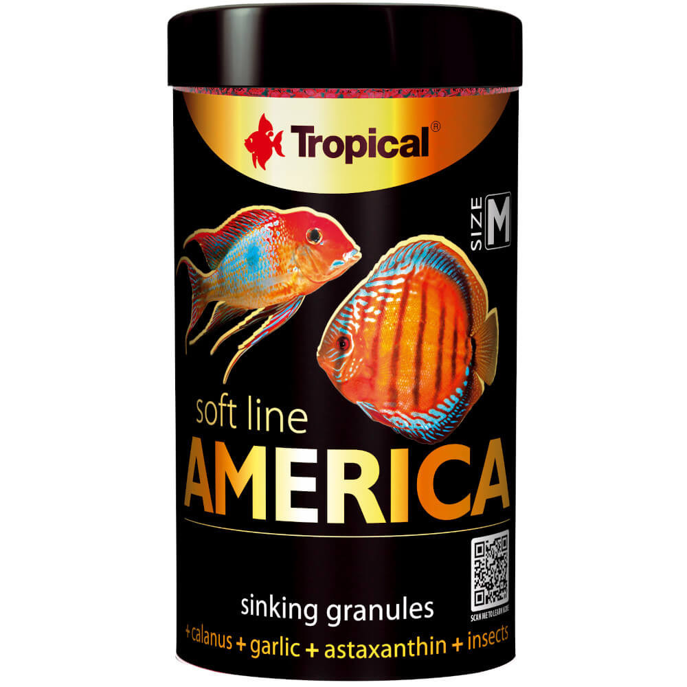 TROPICAL SOFT LINE AMERICA M 100ML - 60G POKARM PREMIUM DLA RYB