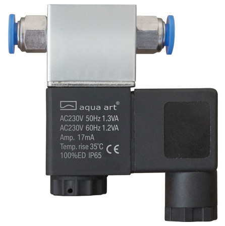 Aqua Art Elektrozawór CO2 230V + szybko-złączki OUTLET