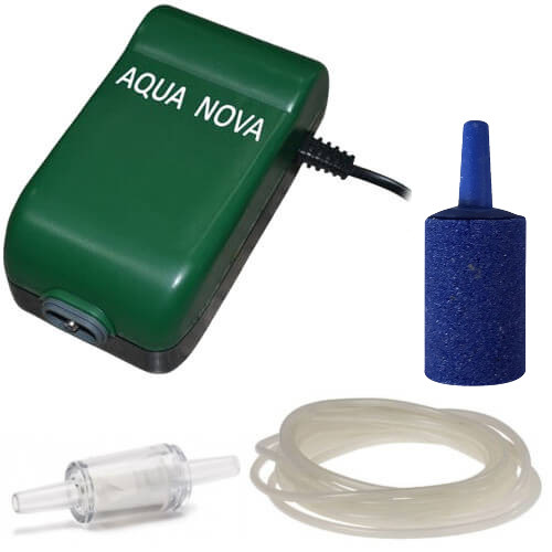 Aqua Nova NA-100 Napowietrzacz do akwarium + zestaw