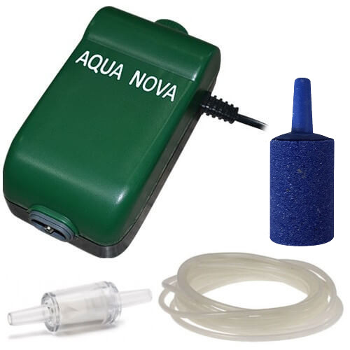 Aqua Nova NA-200 Napowietrzacz do akwarium + zestaw