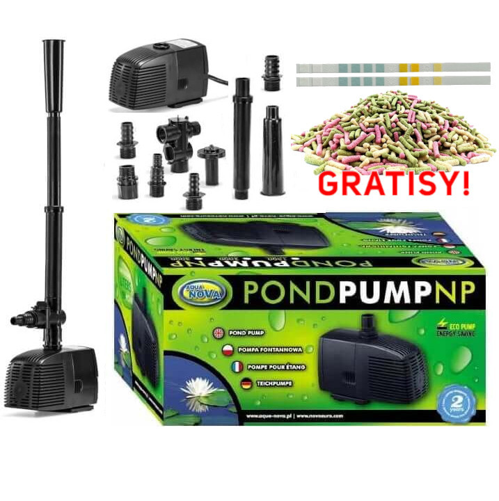Aqua Nova NP-1500 Pompa fontannowa do oczka + gratisy