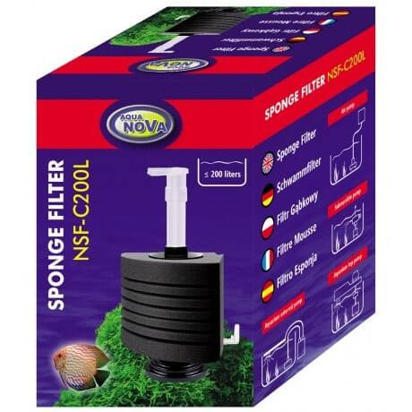 Aqua Nova NSF-C200L filtr gąbkowy narożny do akwarium 200l