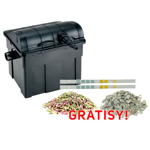 Aqua Nova NUB-6000 Filtr przelewowy do oczka + lampa UV-C 9W + gratisy
