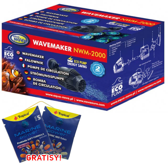 Aqua Nova NWM-2000 Falownik do akwarium morskiego + gratisy