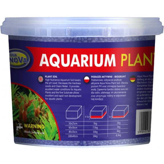 Aqua Nova Podłoże aktywne czarne 4kg do akwarium