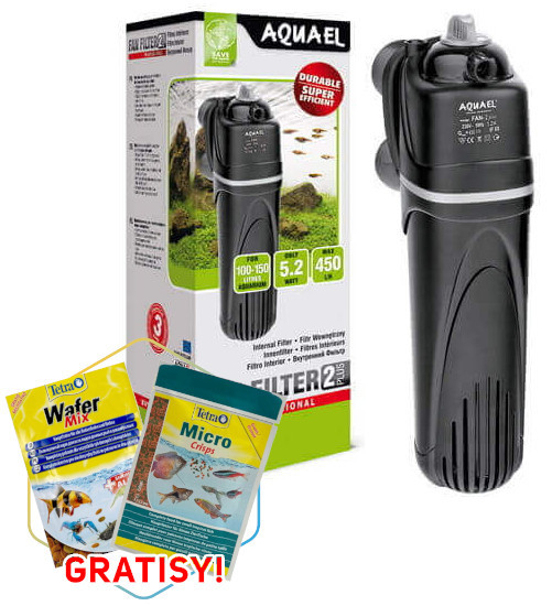 Aquael Fan-2 Plus Filtr wewnętrzny akwarium 150L + gratisy